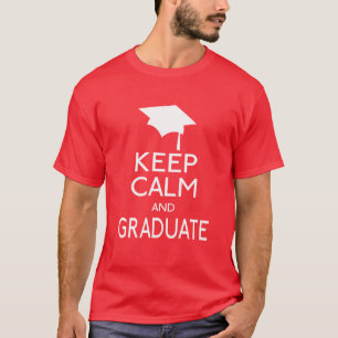 Kalm houden en Afstuderen T-shirt