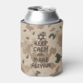Kalm houden en Aliyah maken Blikjeskoeler (Blikje Voorkant)