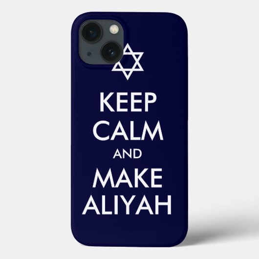 Kalm houden en Aliyah maken Case-Mate iPhone Case (Achterkant)