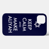 Kalm houden en Aliyah maken Case-Mate iPhone Case (Achterkant (horizontaal))
