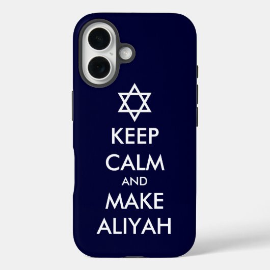 Kalm houden en Aliyah maken Case-Mate iPhone Case (Achterkant)