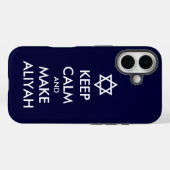 Kalm houden en Aliyah maken Case-Mate iPhone Case (Achterkant (horizontaal))