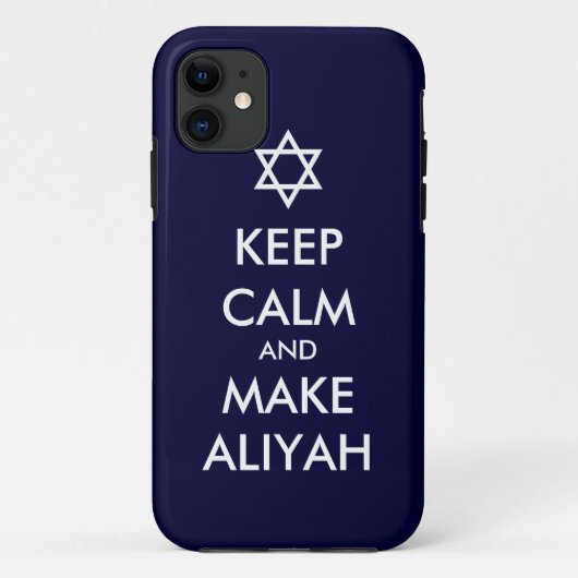 Kalm houden en Aliyah maken Case-Mate iPhone Case (Achterkant)