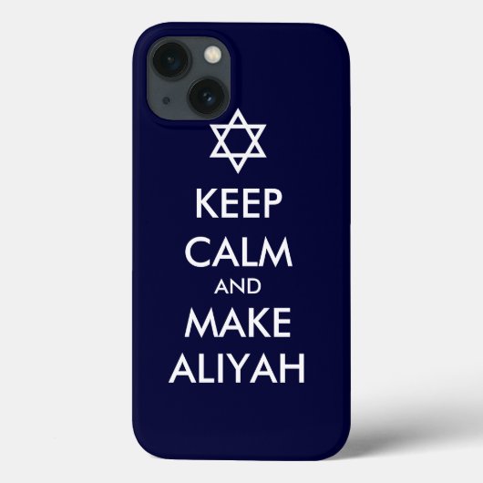 Kalm houden en Aliyah maken Case-Mate iPhone Case (Achterkant)