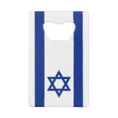 Kalm houden en Aliyah maken Creditkaart Flessenopener (Achterkant)