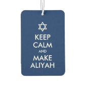 Kalm houden en Aliyah maken Luchtverfrisser (Achterkant)