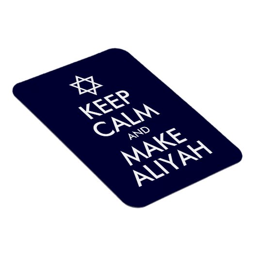 Kalm houden en Aliyah maken Magneet (Rechterzijde)