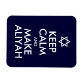 Kalm houden en Aliyah maken Magneet (Horizontaal)