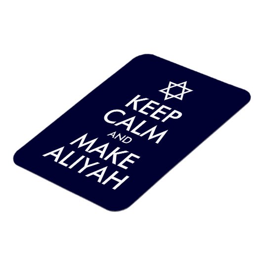 Kalm houden en Aliyah maken Magneet (Linkerzijde)