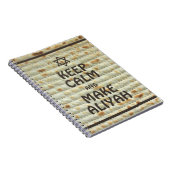 Kalm houden en Aliyah maken - Matzah Notitieboek