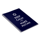 Kalm houden en Aliyah maken Notitieboek (Rechterzijde)