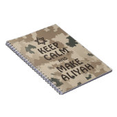 Kalm houden en Aliyah maken Notitieboek (Rechterzijde)