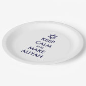 Kalm houden en Aliyah maken Papieren Bordje (Gekanteld)