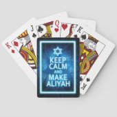 Kalm houden en Aliyah maken Pokerkaarten (Achterkant)