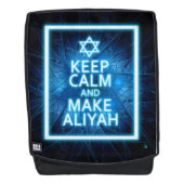 Kalm houden en Aliyah maken Rugtassen (Voorkant)