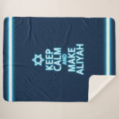 Kalm houden en Aliyah maken Sherpa Deken (Voorkant (horizontaal))