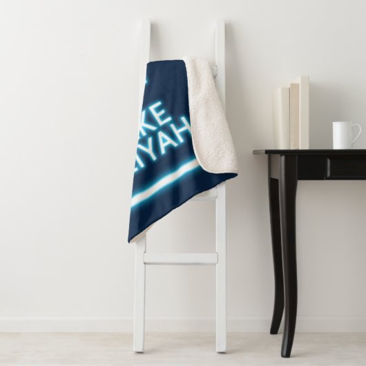 Kalm houden en Aliyah maken Sherpa Deken (In situ)