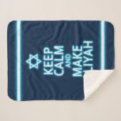 Kalm houden en Aliyah maken Sherpa Deken (Voorkant (horizontaal))