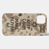 Kalm houden en Aliyah maken - woestijn Case-Mate iPhone Case (Achterkant (horizontaal))
