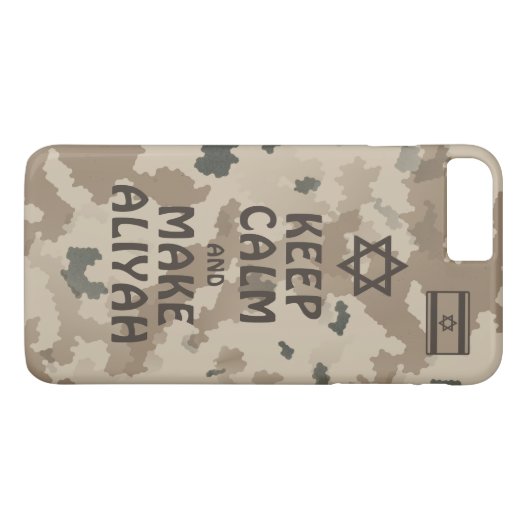 Kalm houden en Aliyah maken - woestijn Case-Mate iPhone Case (Achterkant (Horizontaal))