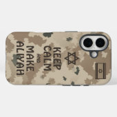 Kalm houden en Aliyah maken - woestijn Case-Mate iPhone Case (Achterkant (horizontaal))