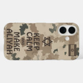 Kalm houden en Aliyah maken - woestijn Case-Mate iPhone Case (Achterkant (horizontaal))