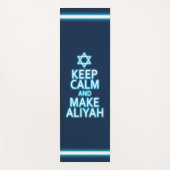 Kalm houden en Aliyah maken Yogamat (Voorkant)