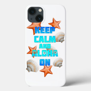 Kalm houden en Aloha aan Case-Mate iPhone Case