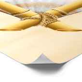 Kalm houden en Aloha aan Poster (Hoek)