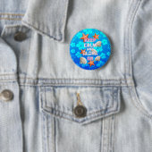 Kalm houden en Aloha aan Ronde Button 5,7 Cm (In situ)