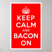 Kalm houden en bacteriën aan poster (Voorkant)