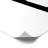 Kalm houden en Bagels eten Poster (Hoek)