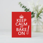 Kalm houden en baken aan briefkaart (Staand voorkant)