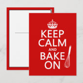 Kalm houden en baken aan briefkaart (Voorkant / Achterkant)