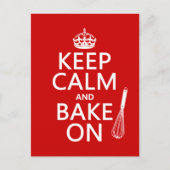 Kalm houden en baken aan briefkaart (Voorkant)