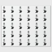 Kalm houden en ballroom dans cadeaupapier (Vlak)