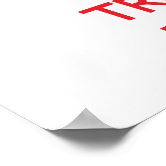 Kalm houden en Barber vertrouwen Poster (Hoek)