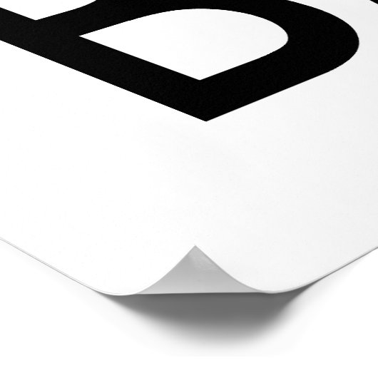 Kalm houden en Baseball afspelen Poster (Hoek)