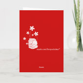 Kalm houden en Bezig kijken (om het even welke kle Kaart (Achterkant)