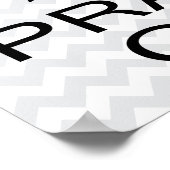 Kalm houden en bidden op Koninklijk Besluit Poster (Hoek)