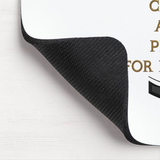 Kalm houden en bidden voor priesters muismat (Hoek)