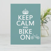 Kalm houden en bijsnijden (om het even welke kleur kaart (Staand voorkant)