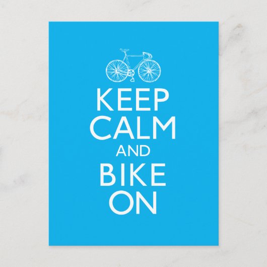 Kalm houden en bijten briefkaart (Voorkant)