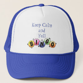 Kalm houden en Bingo houden Trucker Pet