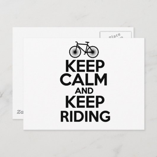 Kalm houden en blijven routeren briefkaart (Voorkant / Achterkant)