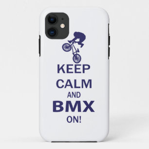 Kalm houden en BMX aan iPhone 11 Hoesje