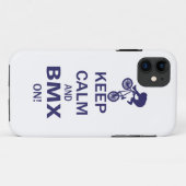Kalm houden en BMX aan Case-Mate iPhone Case (Achterkant (horizontaal))