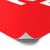 Kalm houden en Boek lezen Poster (Hoek)