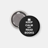 Kalm houden en Boeken lezen Magneet (Voorkant / Achterkant)