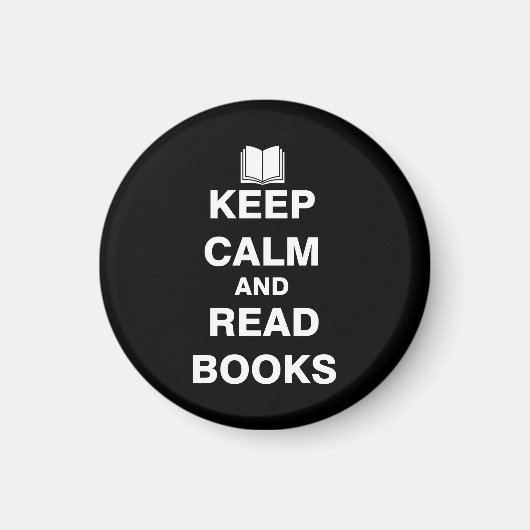 Kalm houden en Boeken lezen Magneet (Voorkant)